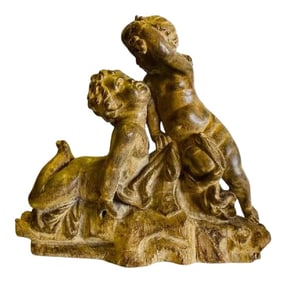 French Wood Carving of Putti