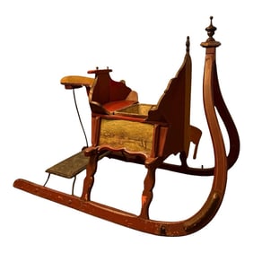 Antique Late 1800's Scandinavian Arretikker Sleigh