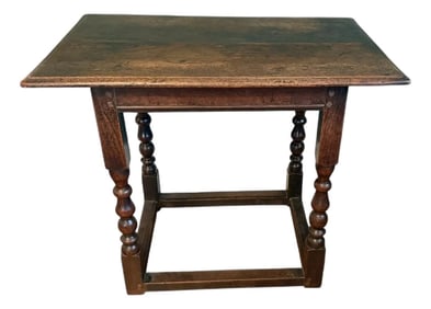 English Oak Side / Tavern Table (C. 1680-1720)