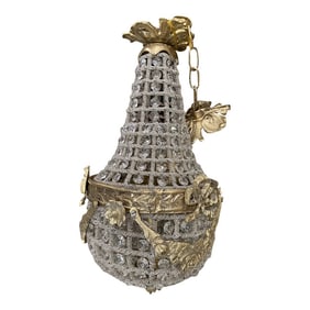 Brass Detail Miniature Pendant Chandelier