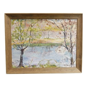 Early 20th Century Confection - Oil on Board Signed by Frances, Framed