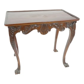 Mid 20th Century Vintage Carved Table