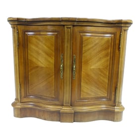 1990s Compact Serving Bar With Expanded Top And A Hidden Drawer