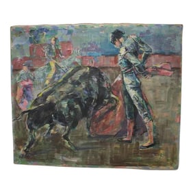 Epifanio Ortega Figurative Oil on Canvas - Madador