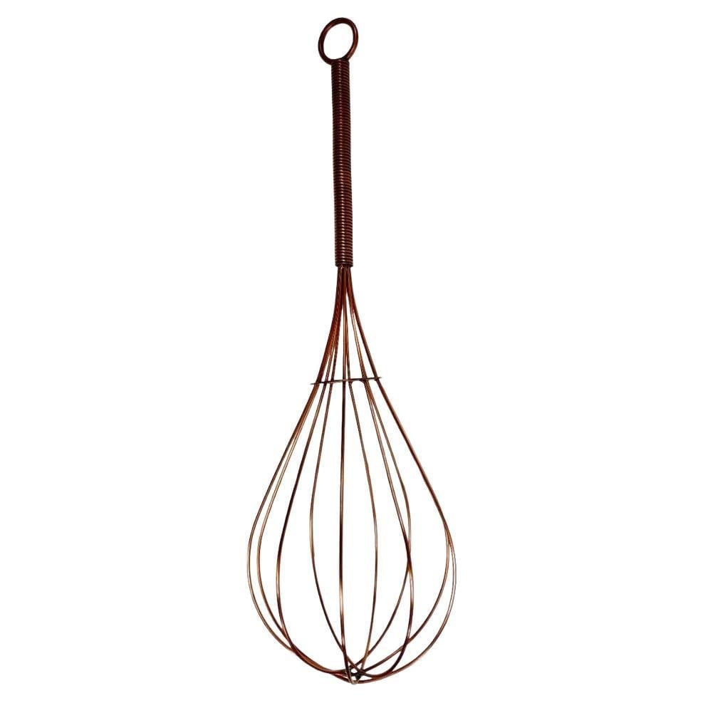 Large 26" Pop Art Copper Wire Whisk Wall Sculpture by Curtis Jere (1 of 6)