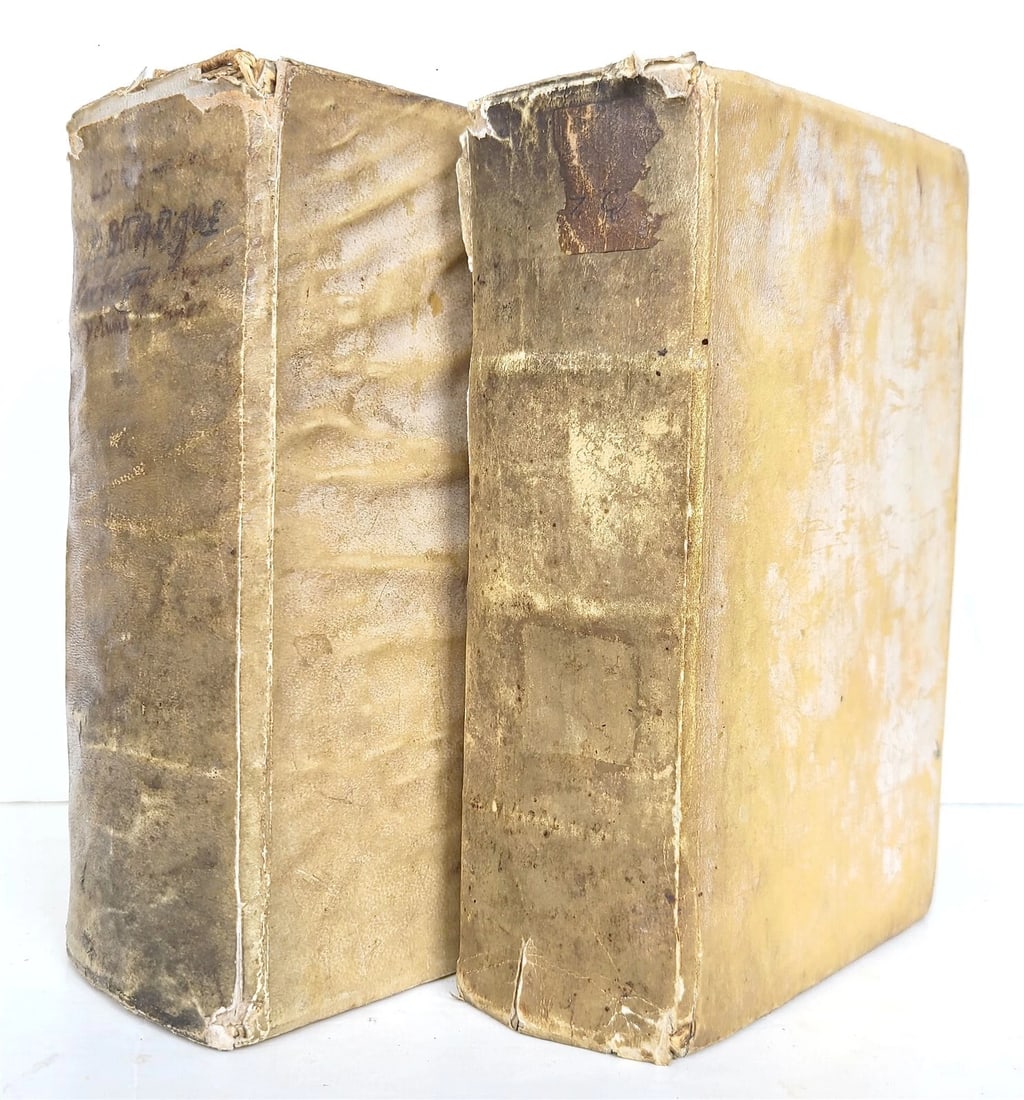 1611 LIVES OF ILLUSTRIOUS GREEK & ROMAN MEN PLUTARCH 2 vols antique ILLUSTRATED (1 of 12)