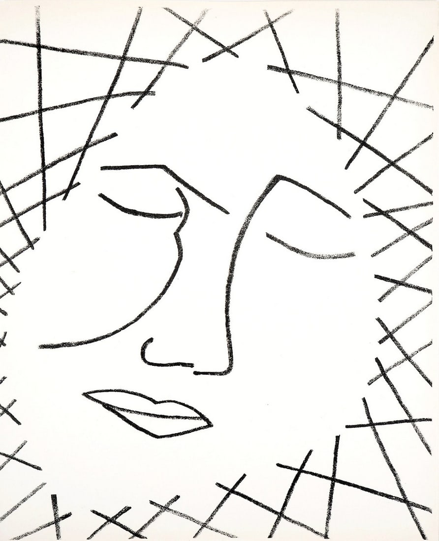 1951 Francoise Gilot Lithograph 14 The dream-2: Title: 1951 Francoise Gilot Lithograph 14 The dream-2 Artist: Gilot Description: Artist: Fran?oise Gilot \nCountry: France \nTitle: The Dream 2 \nMedium: Lithograph 14 \nMarks: Not signed, not numbere