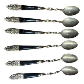 1970s Thai Collection of Spoons- Set of 6