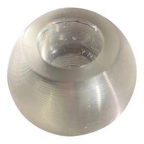 Late 19th Century Edwardian English Blown Glass Match Holder and Strike