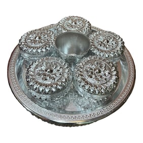 1970s Thai Bowls in Silver Metal - Set of 6