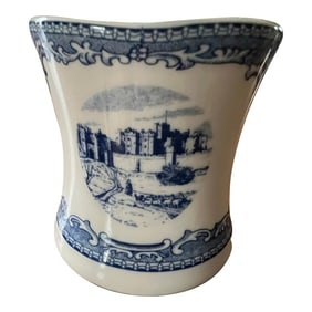 1970s Blue and White Decorative Cup