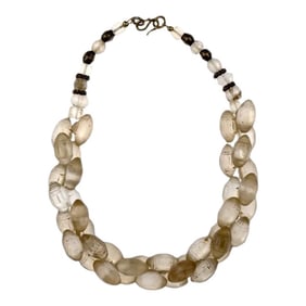 Early 20th Century African Trade Beads Necklace