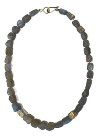 Madagascar Labradorite Necklace Circa 1980s