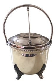 Mid 20th Century Silver Plate English Ice Bucket