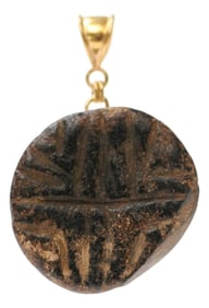 Sumarian Steotite Stamp Pendant