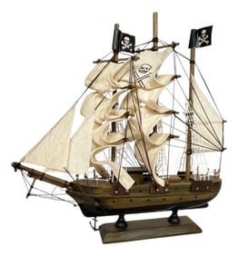 Vintage Pirate Ship Model