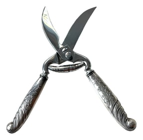 Vintage Sterling Silver Handled Poultry Shears by Coricama – Italy