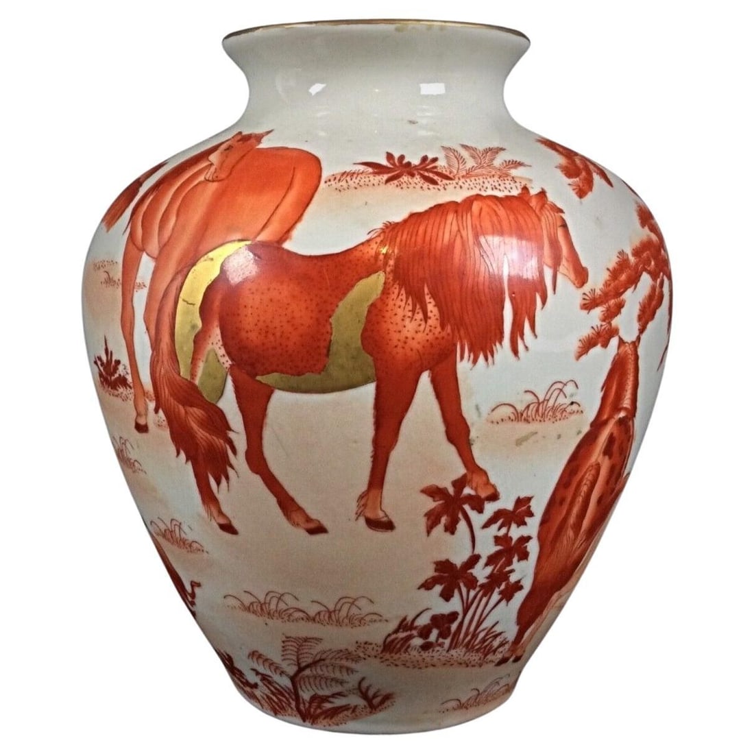 Beautiful Hand-Painted Chinese Vase Signed "L'art de Chine" - Macau (1 of 8)