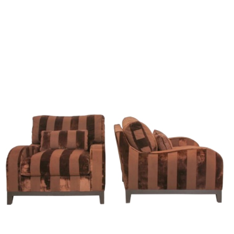Pair of Christian Liaigre Nabab for Holly Hunt Armchairs (1 of 11)