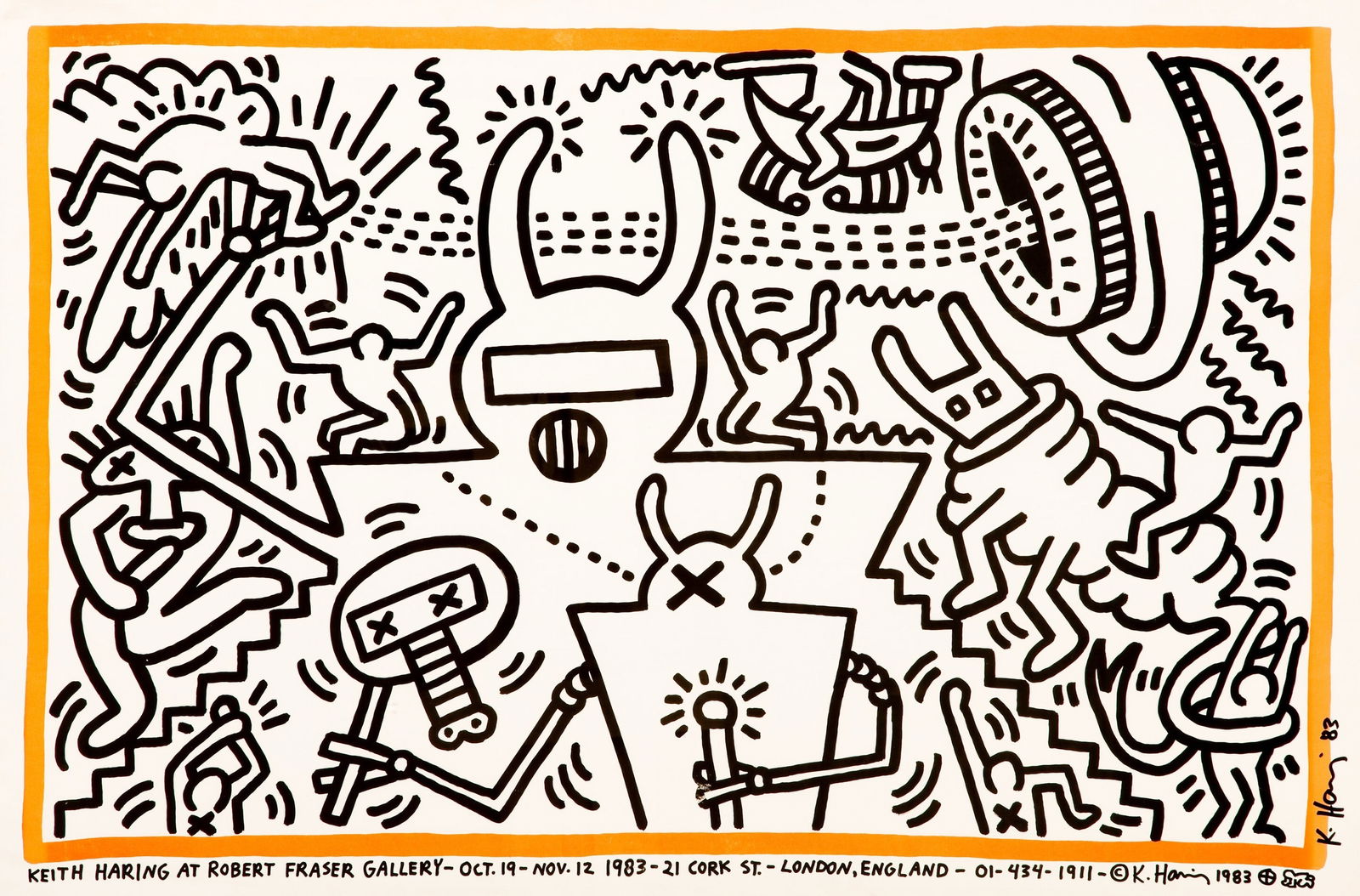 Keith Haring Untitled Print (1 of 1)