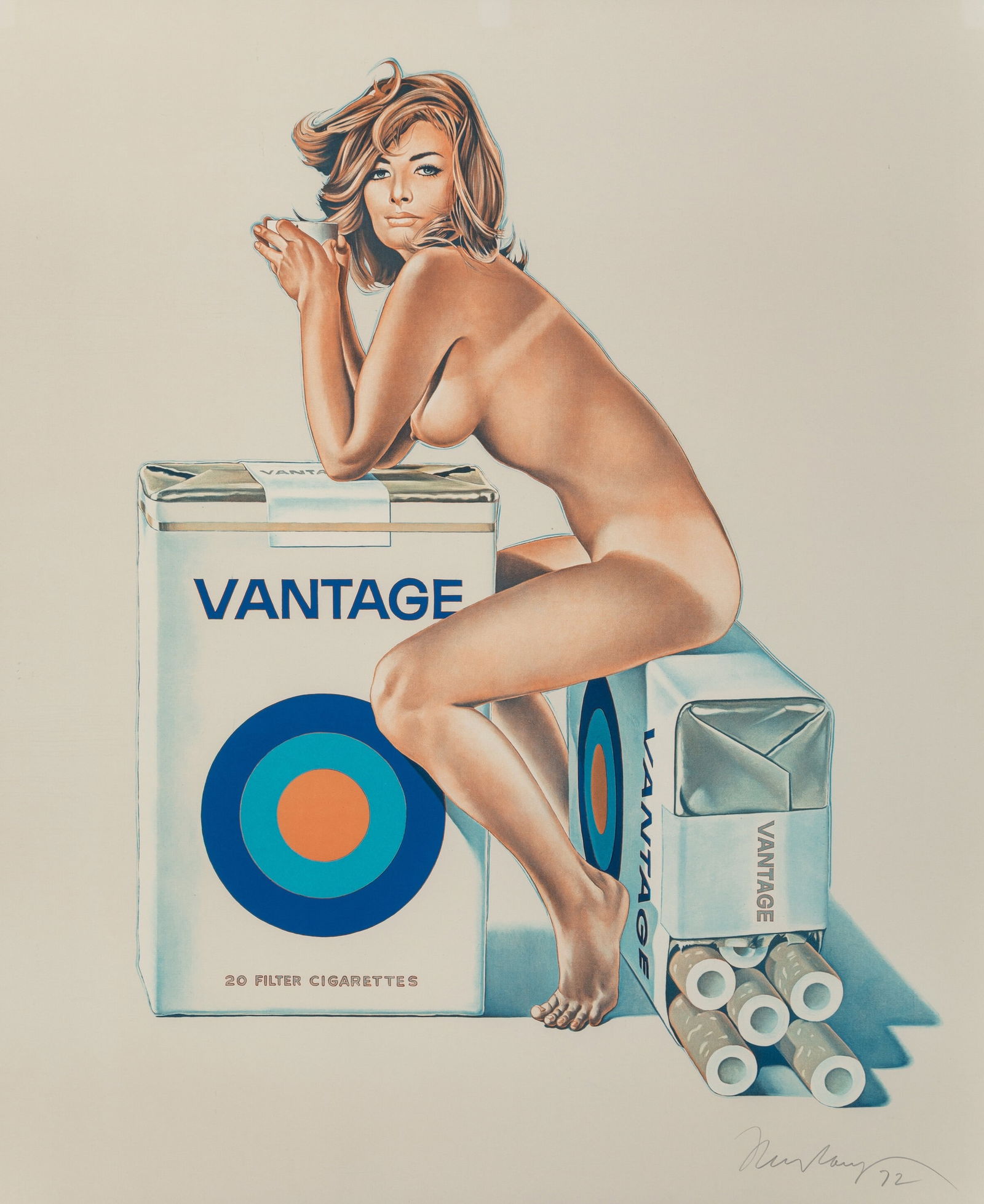 Mel Ramos Vantage Print in Color (1 of 1)