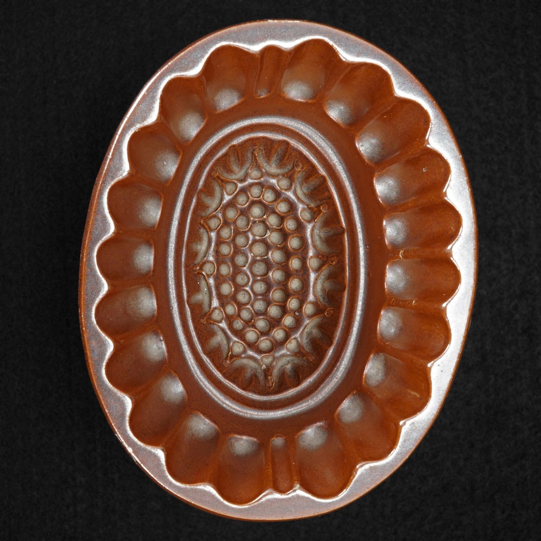 Victorian Food Mold Dark Brown 19th Century (1 of 8)