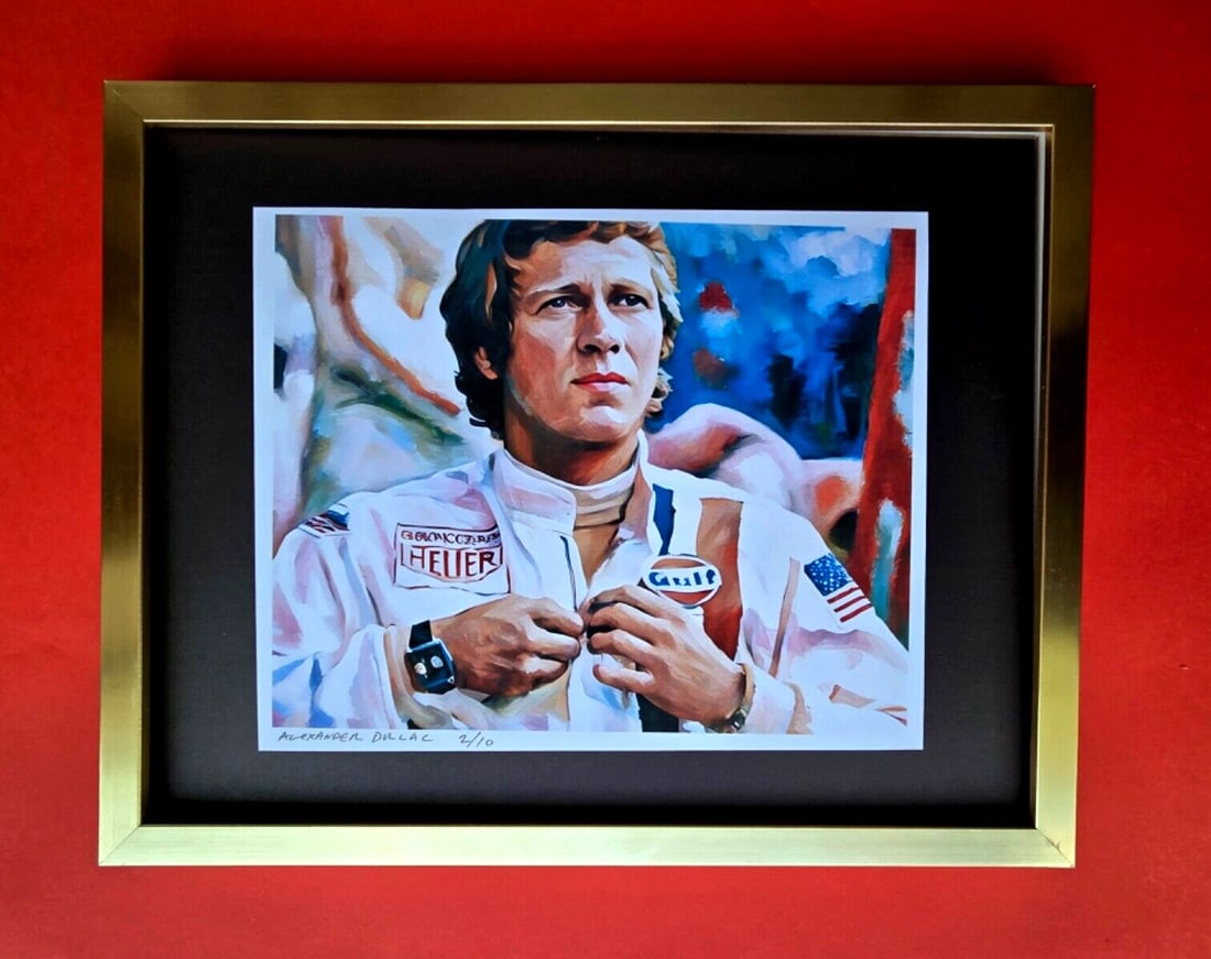 ALEXANDER DULAC | STEVE MCQUEEN Hand Signed Authentic Print Ed of 10 | COA (1 of 5)
