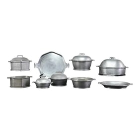 Mid 20th Century Guardian Service Aluminum Dual Purpose Cookware 14 Pieces