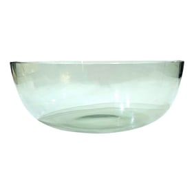 Mid-Century Modern Smoke Grey Crystal Bowl - Iittala Finland