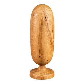 Organic Modern Sculpture in Solid White Oak by Mark Leblanc for Mark Leblanc Studios, Usa, C. 2023