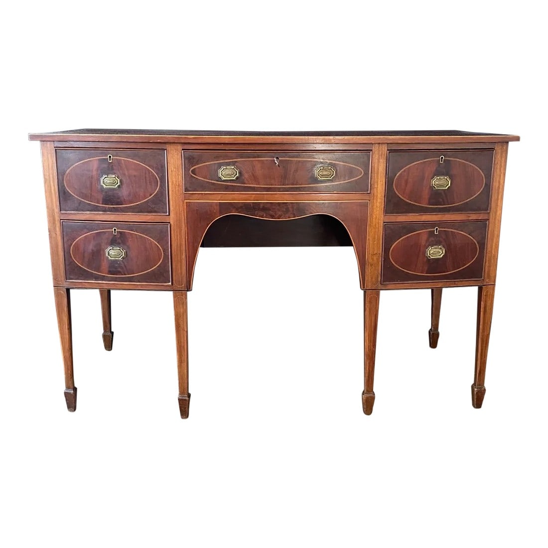 Museum Quality English Hepplewhite Mahogany Inlaid Sideboard (1 of 14)