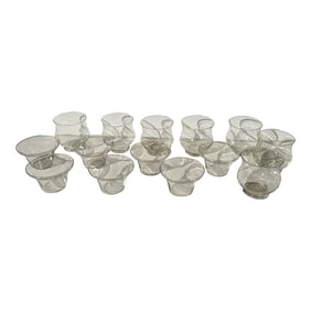 1970s Collection of Cocktail Glasses- Set of 14