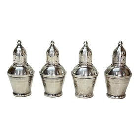 Ginger Jar Sterling Silver Salt and Pepper Shakers - Set of 2 Pair