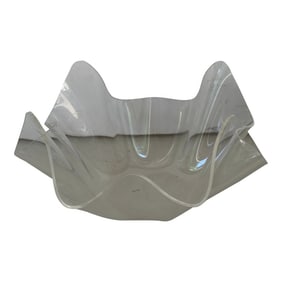 1970s Medium Size Lucite Abstract Bowl