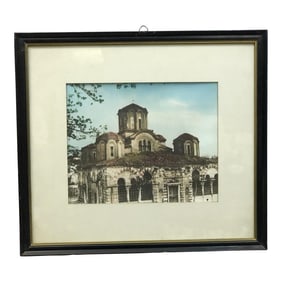Late 20th Century Colored Photograph, Framed