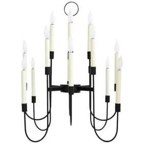 1960s 16 Light Lightolier Chandelier