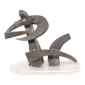 Mid 20th Century Small-Size Mid-Century Abstract Sculpture