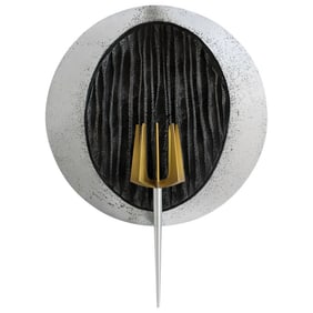 In the Style of Paul Evans Wall Torch