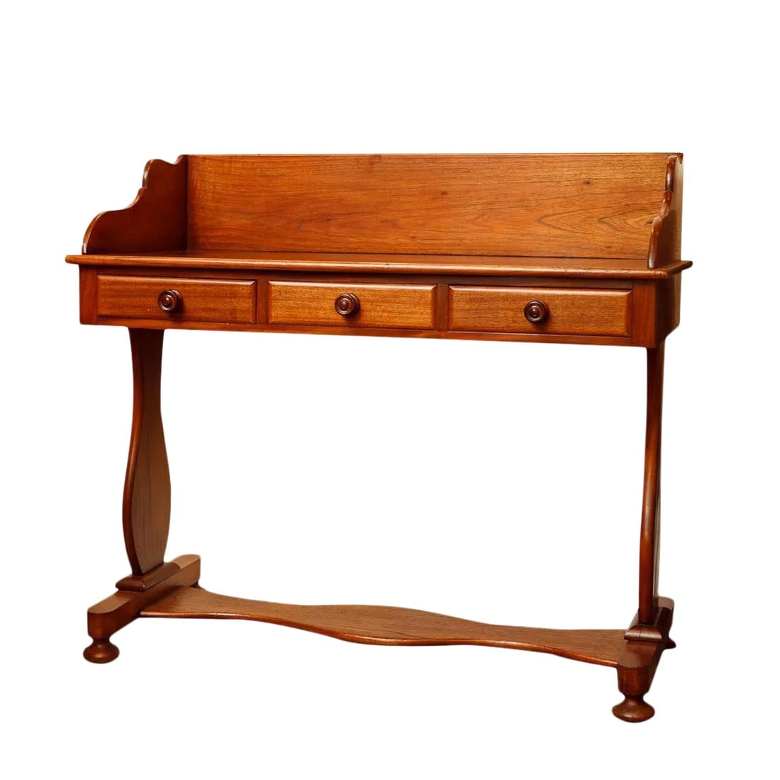 Mahogany Three-Drawer Antique EnglishWash Stand (1 of 6)