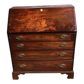 Slant Top Secretary English Antique