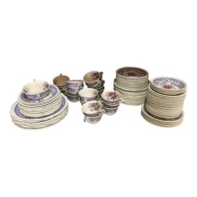 Late 19th Century Spode Mayflower China Dinnerware Set- 97 Pieces