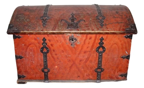 19th Century Swedish Painted Chest