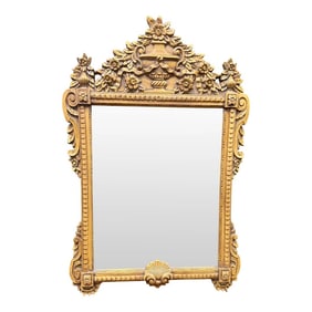 Late 20th Century Louis XVI Style Wood and Composite Mirror
