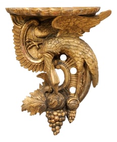 Italian Eagle Wall Shelf/Bracket, 19th C.