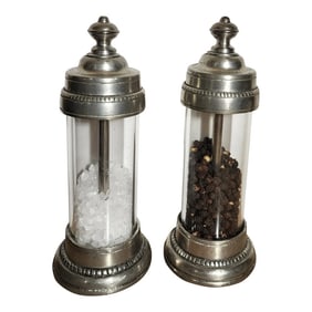 Pewter Salt and Pepper Set by Match