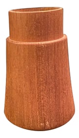 Vintage Dansk Jens Quistgaard Teak Wood Brass Candleholder