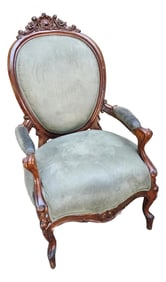 Green Victorian Armchair