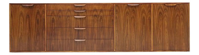Mid 20th Century Large Harvey Probber Sideboard in Rosewood