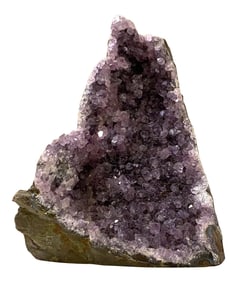Rough Cut Amethyst Geode Tower