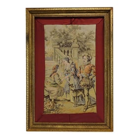 Large Antique 19th Century European Tapestry